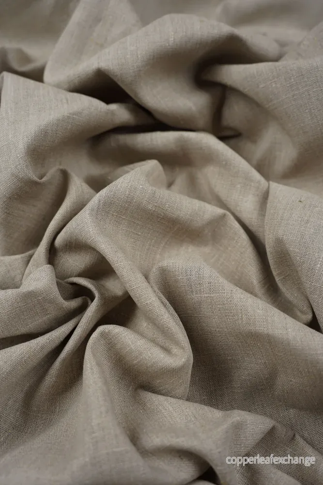 Textured linen fabric – Unbleached, natural – 1237 Textured linen fabric – Unbleached, natural – 1237