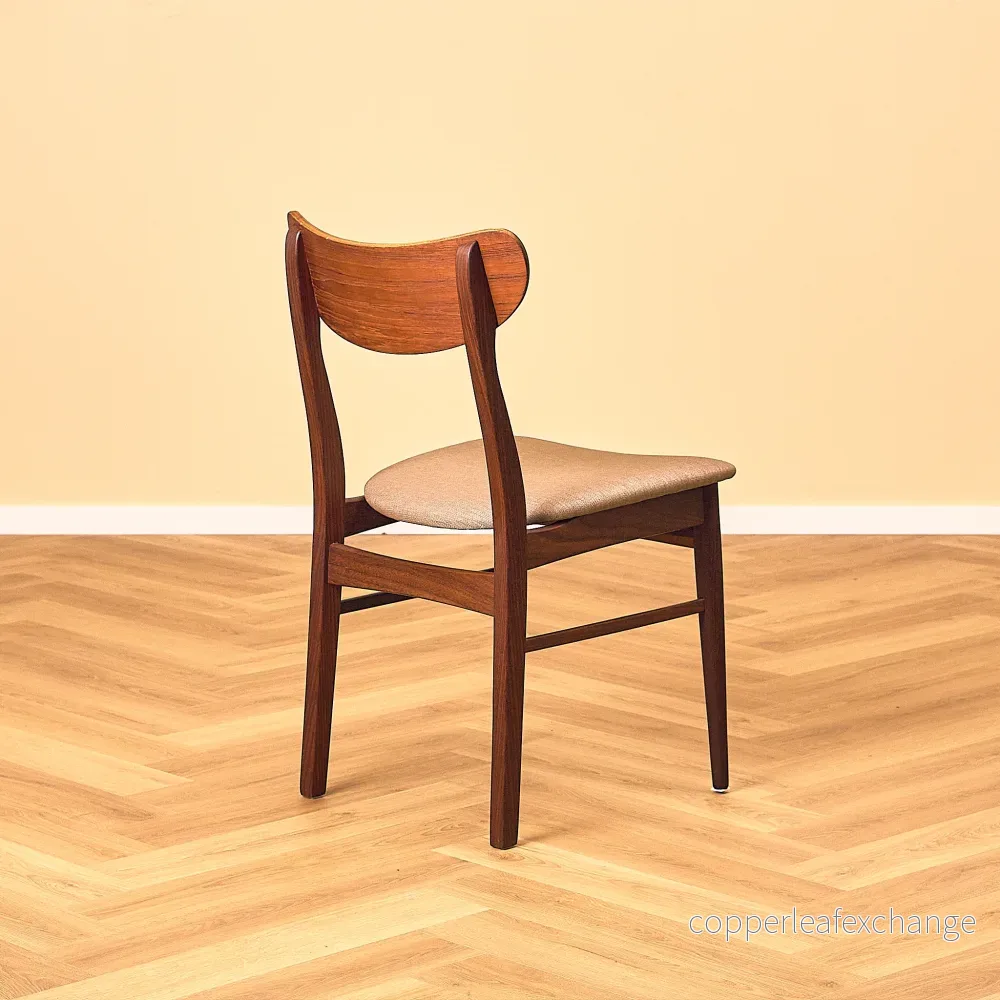 Danish Dark Teak and Walnut Dining Chair - Bild 3