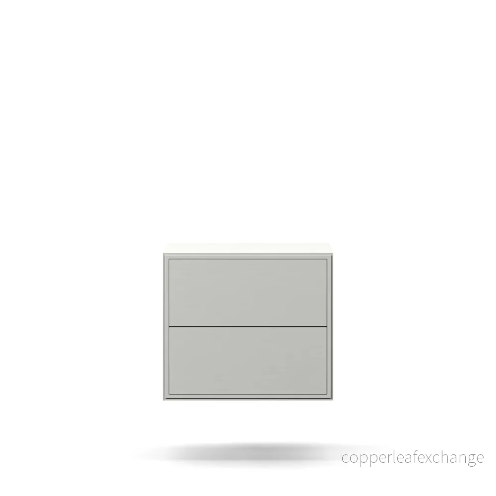 Edge 2.0 Sängbord Två Lådor Vägghängd Edge 2.0 Sängbord Två Lådor Vägghängd