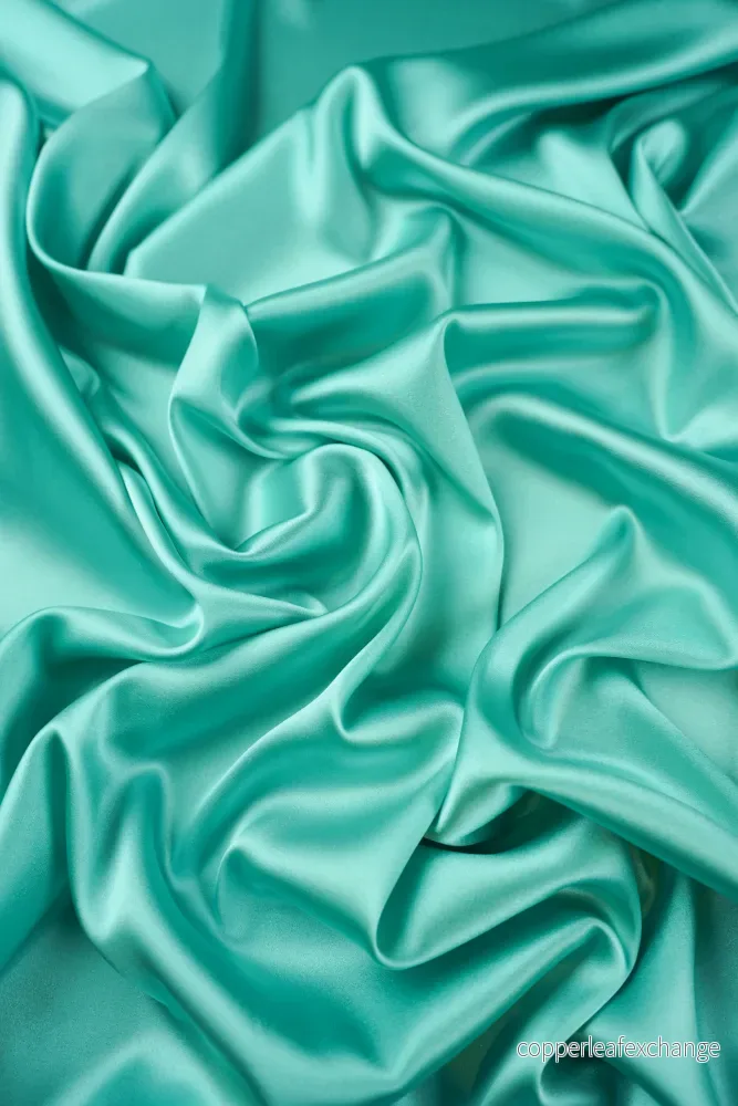 Silk Satin – Satin – Silk – Stretch – Turquoise – Fg7288 Silk Satin – Satin – Silk – Stretch – Turquoise – Fg7288