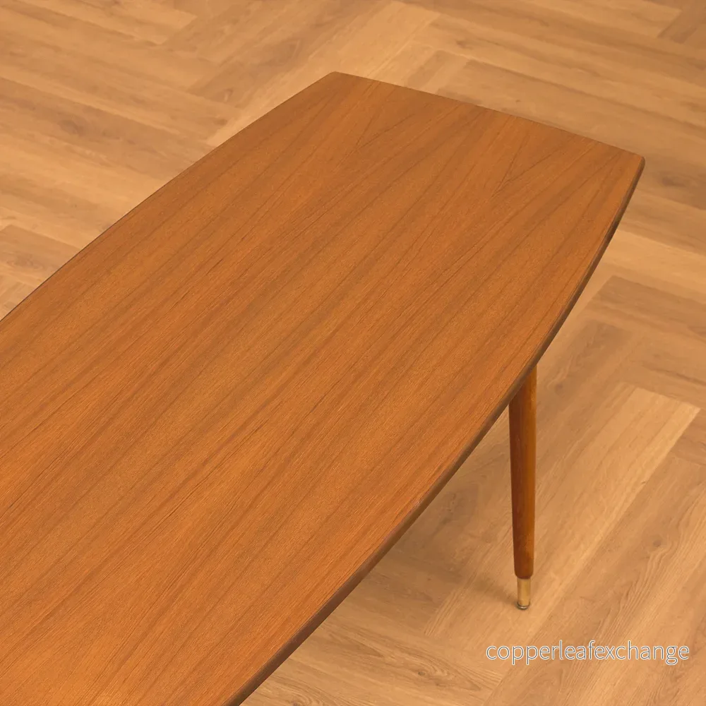 Svenskt soffbord i teak och bok från Alberts, Tibro - Bild 3