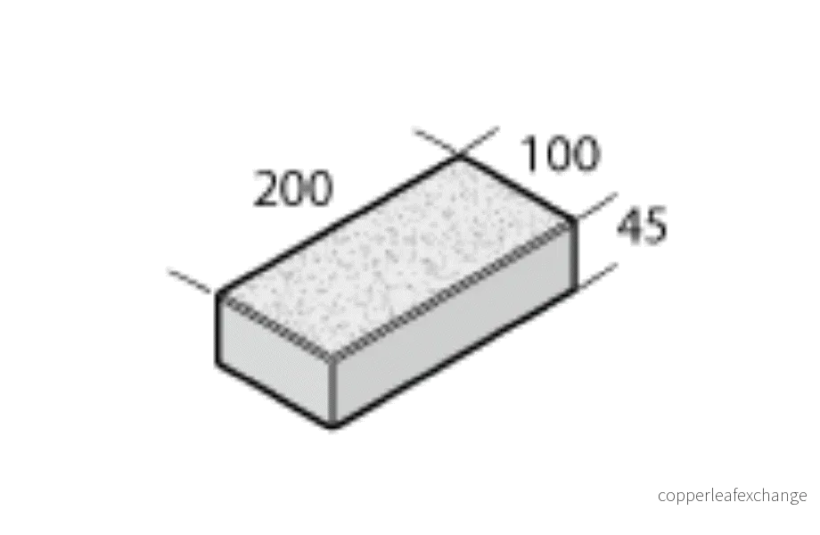 Marktegel Brunt 200x100x45 - Bild 3