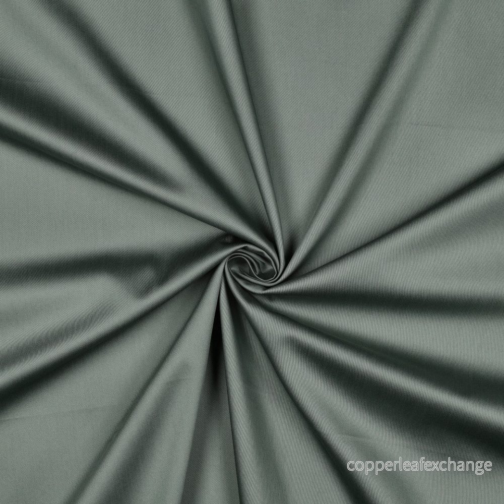 Cotton satin – Fine Luster, Soft – Old green – 051