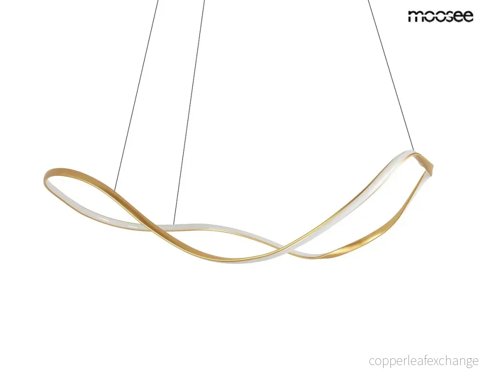 Taklampa MOOSEE – WAVES 80 guld