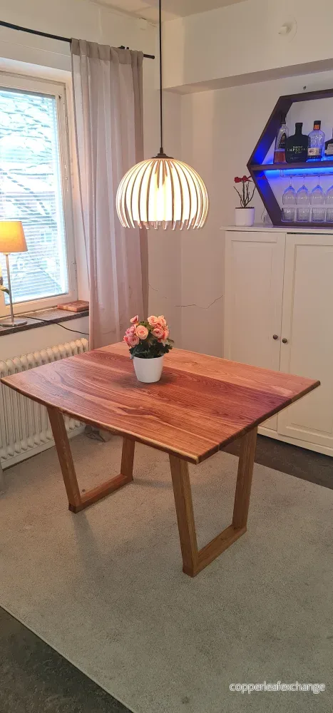 Matsalsbord i Ek Live edge - Bild 2