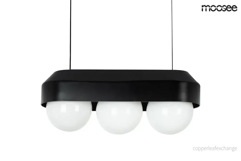 Taklampa MOOSEE - DROPS 3, svart