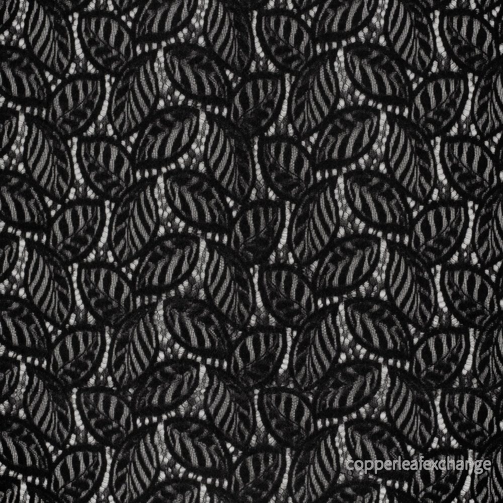 Lace – Chenille – Fringe – Leaves – Black Lace – Chenille – Fringe – Leaves – Black