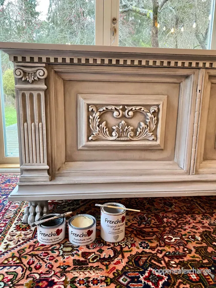 Grå möbelvax 400ml - Frenchic - Bild 2