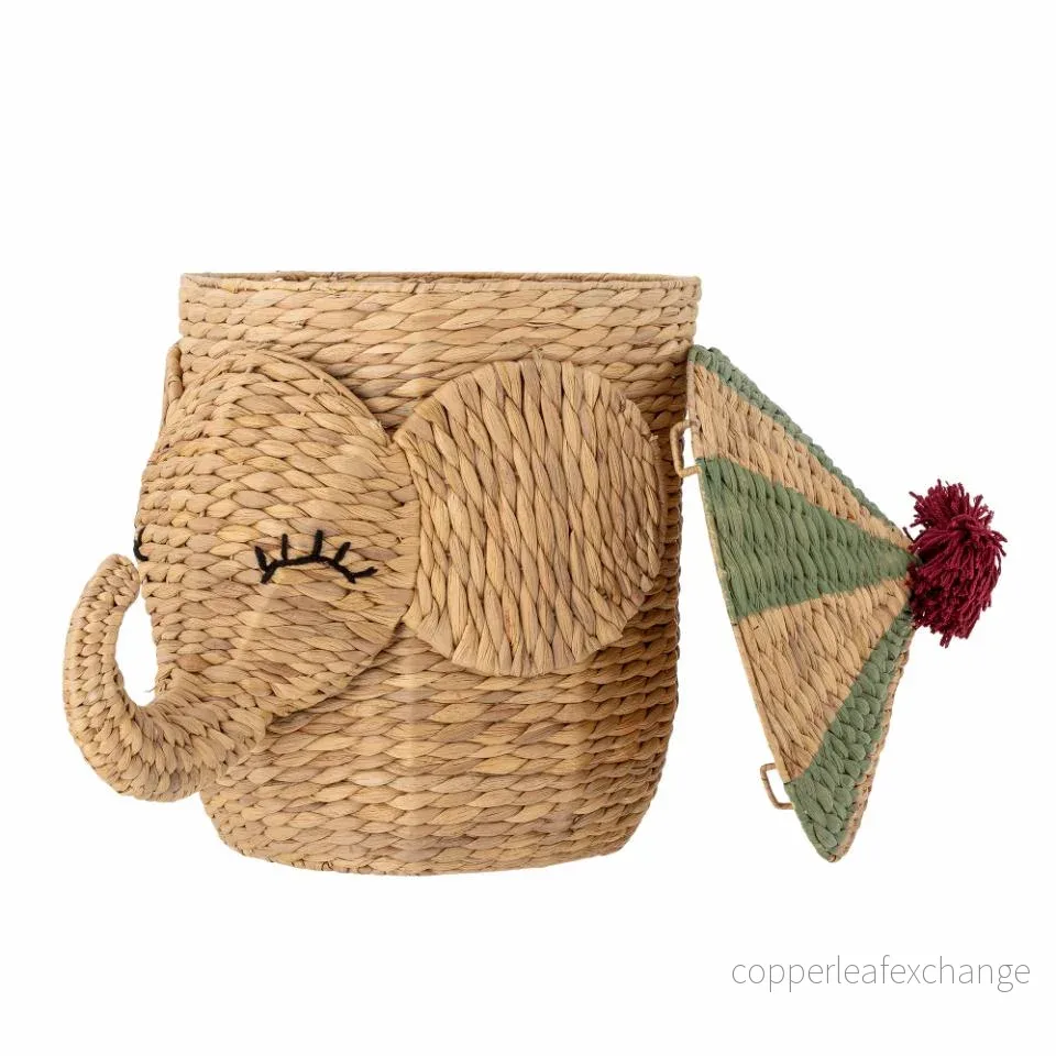 Förvaringskorg Bobo med lock | Bloomingville MINI - Bild 3
