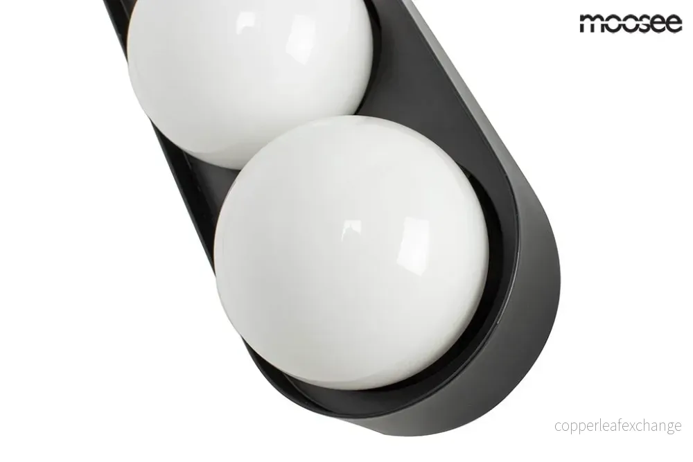 Vägglampa MOOSEE - DROPS 3, svart - Bild 3