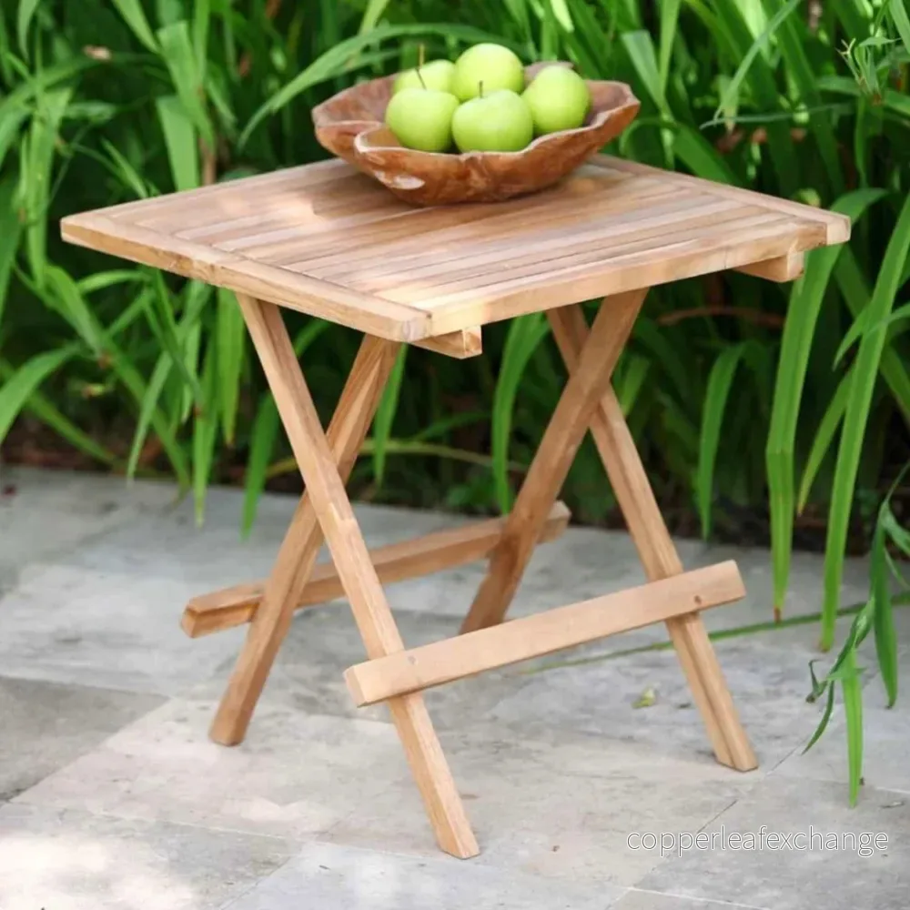 PICNIC Avlastningsbord Teak 50×50 cm