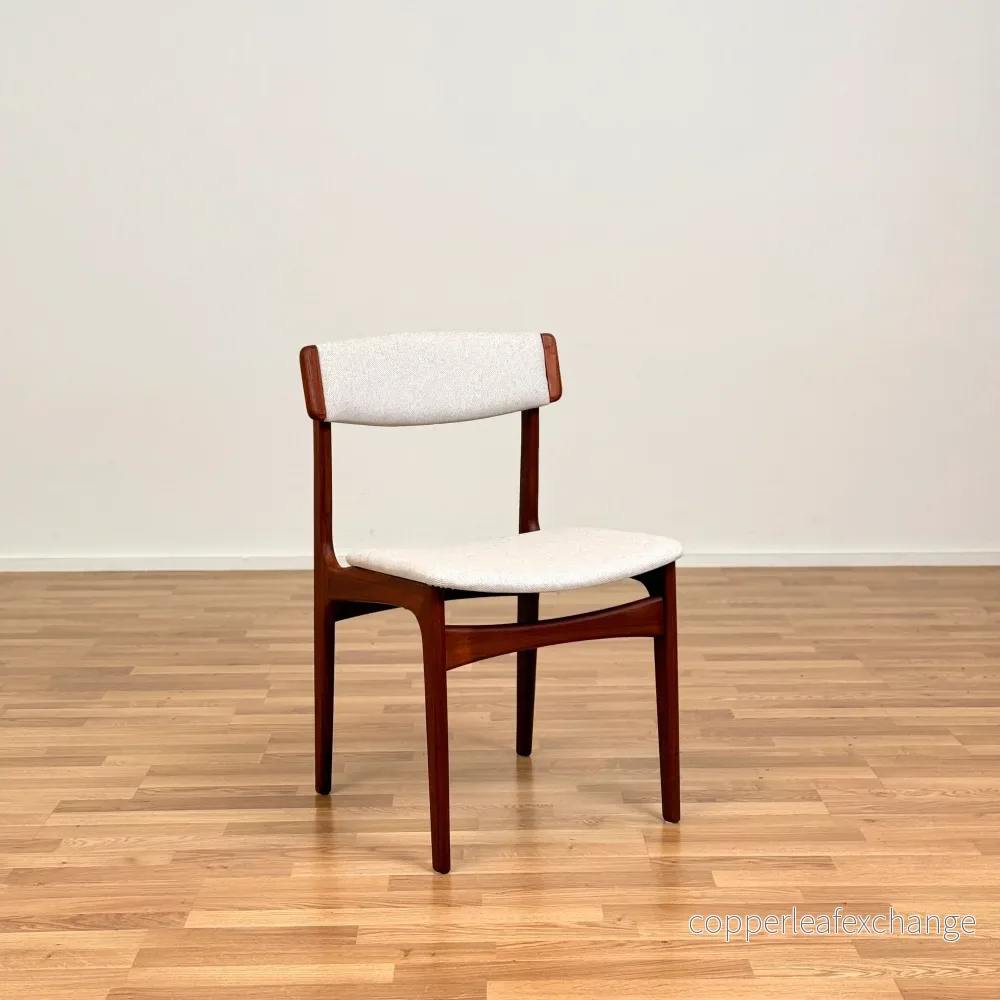 Set om 6 matstolar i massiv teak av Thorsö, 1950-60-tal, Danmark - Bild 2