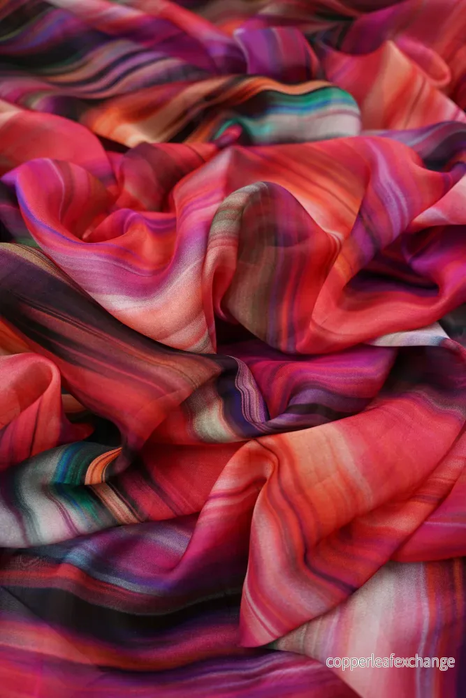 Silk – Northern Lights – Chiffon Silk – Northern Lights – Chiffon