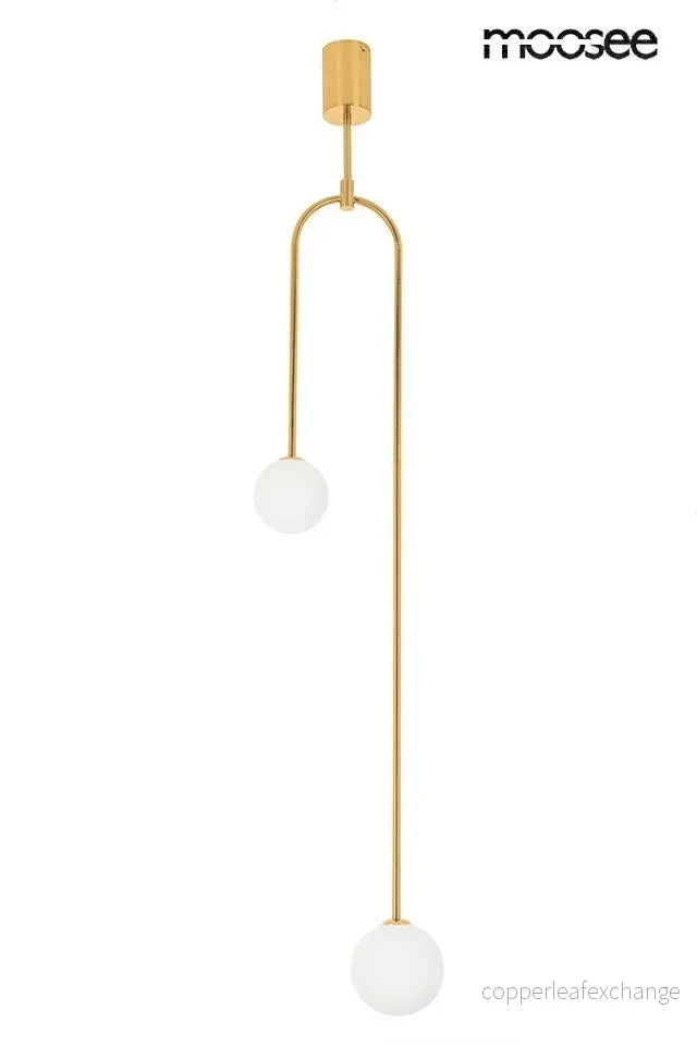Taklampa MOOSEE - LOW, guld