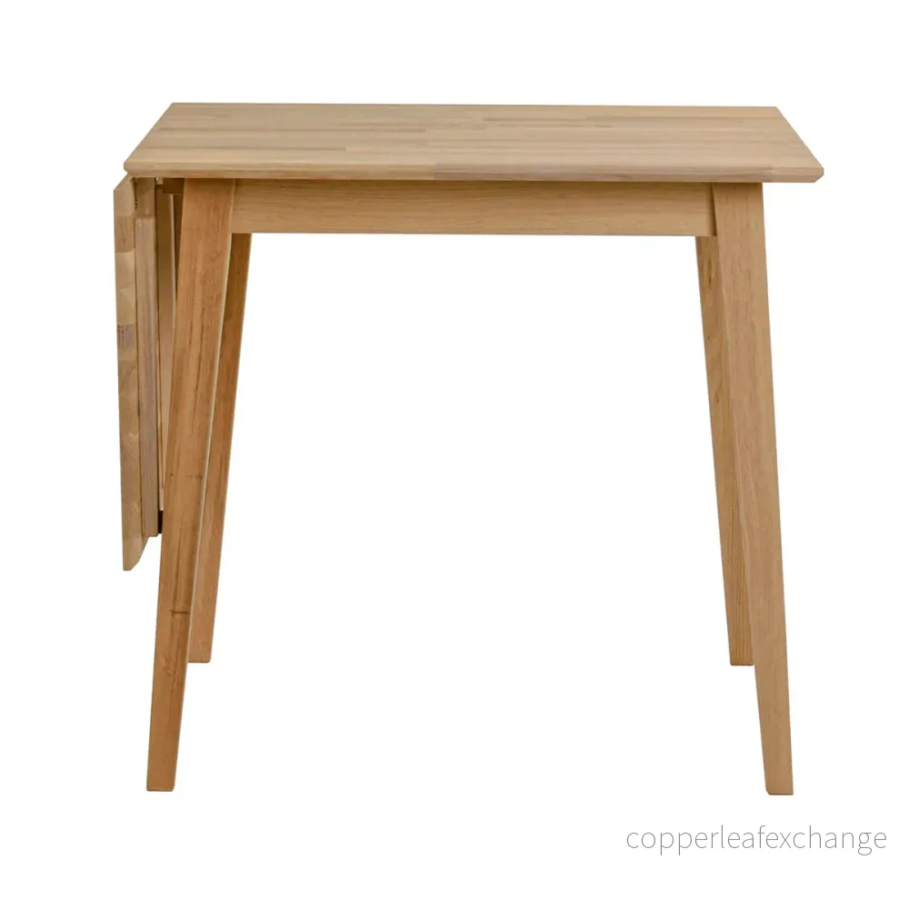 Klaffbord Filippa 80 x 80 cm, ek - Bild 2