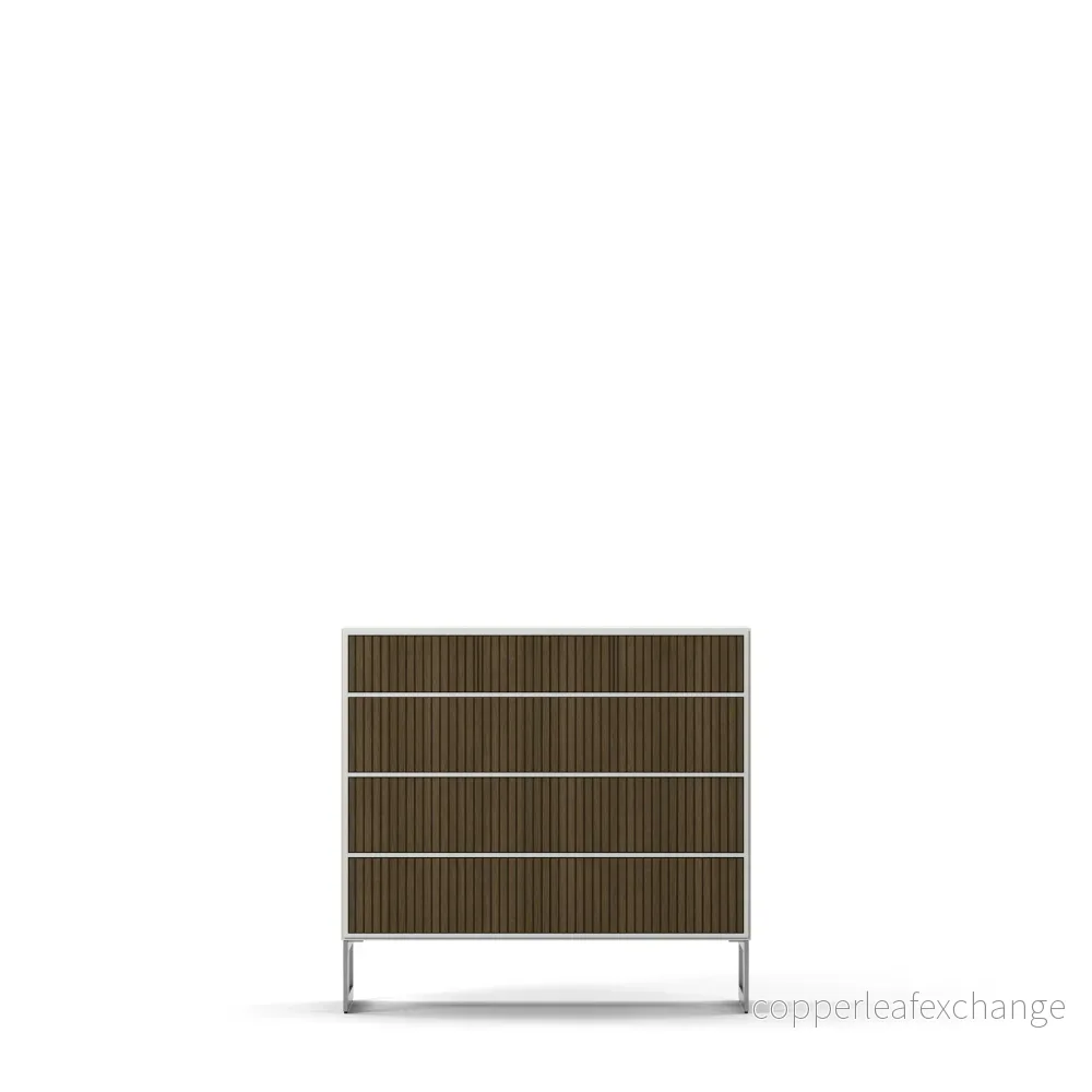 Line Burned Walnut Byrå 3+3 Lådor Hög Line Burned Walnut Byrå 3+3 Lådor Hög
