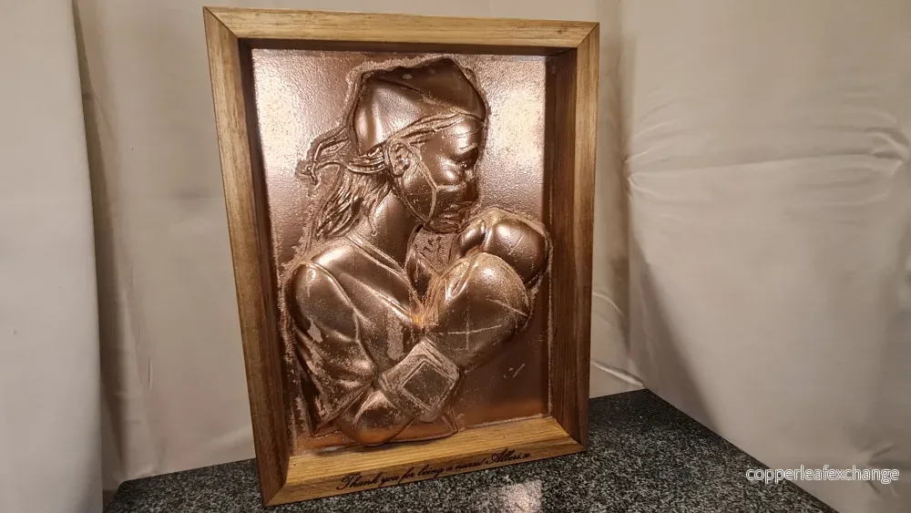 3D relief tavla The nurse
