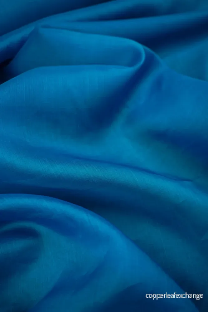 Silk – Organza – Fine thread – Blue – 5222