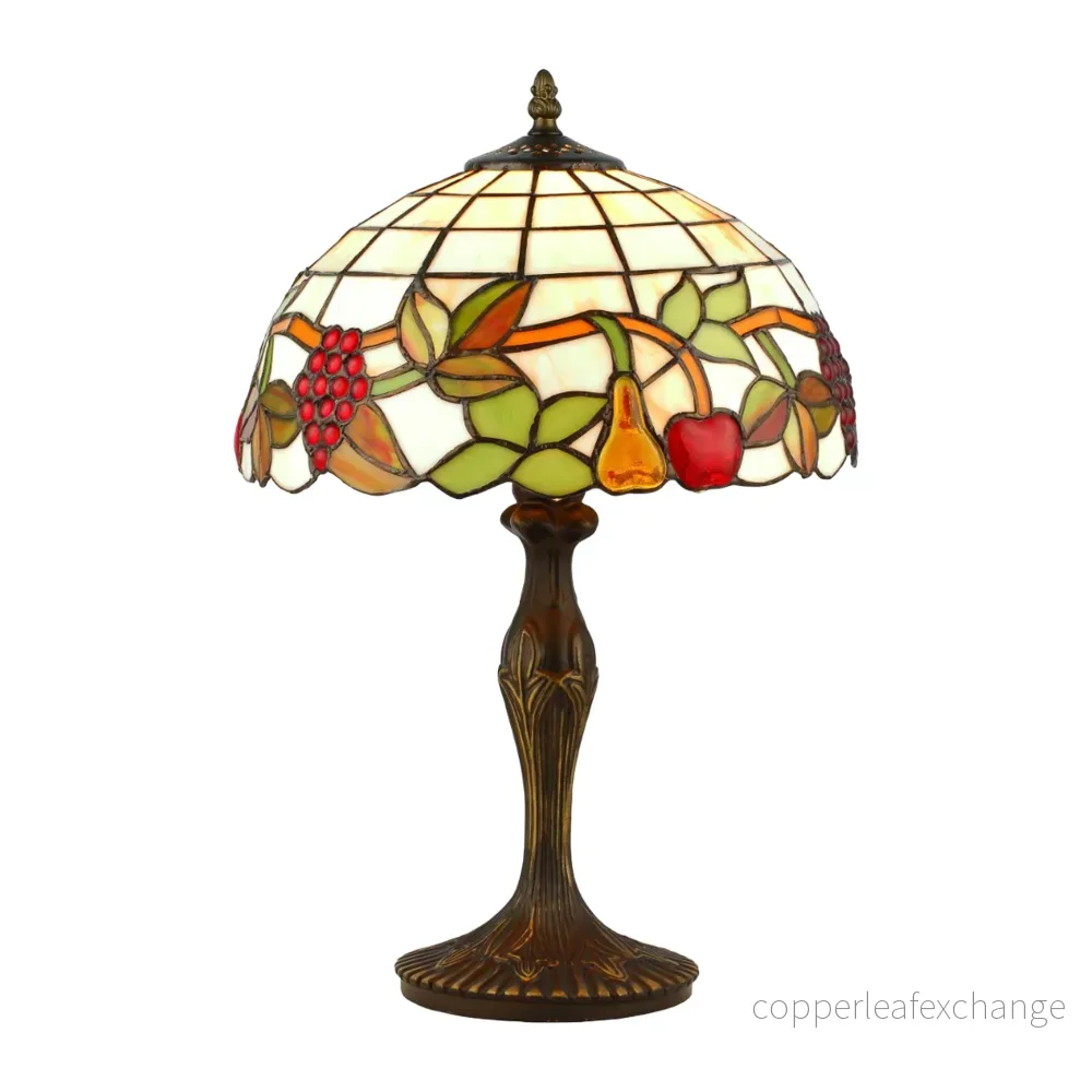 FRUKTER Tiffany Bordlampa. H:46cm - Bild 2
