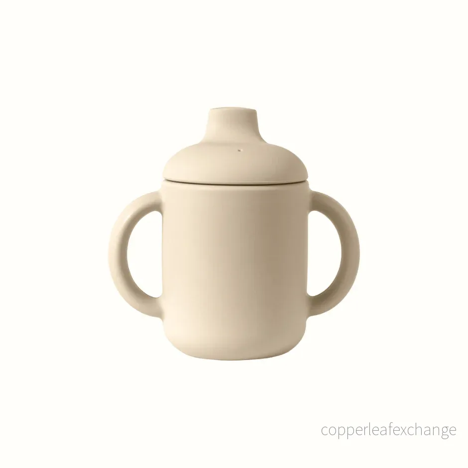 Silikonmugg för baby – neutral Silikonmugg för baby – neutral