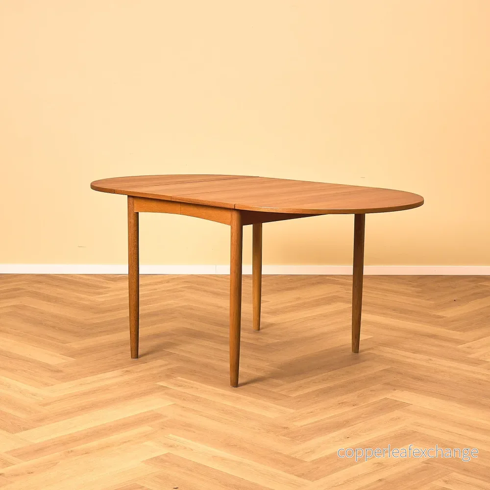Danskt matbord i teak och ek "Arne Vodder-stil" - Bild 2