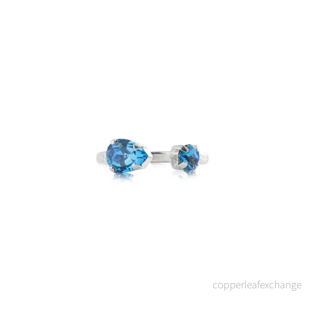 CAROLINE SVEDBOM AMELIA RING / RECREATED ICEBLUE - Bild 2