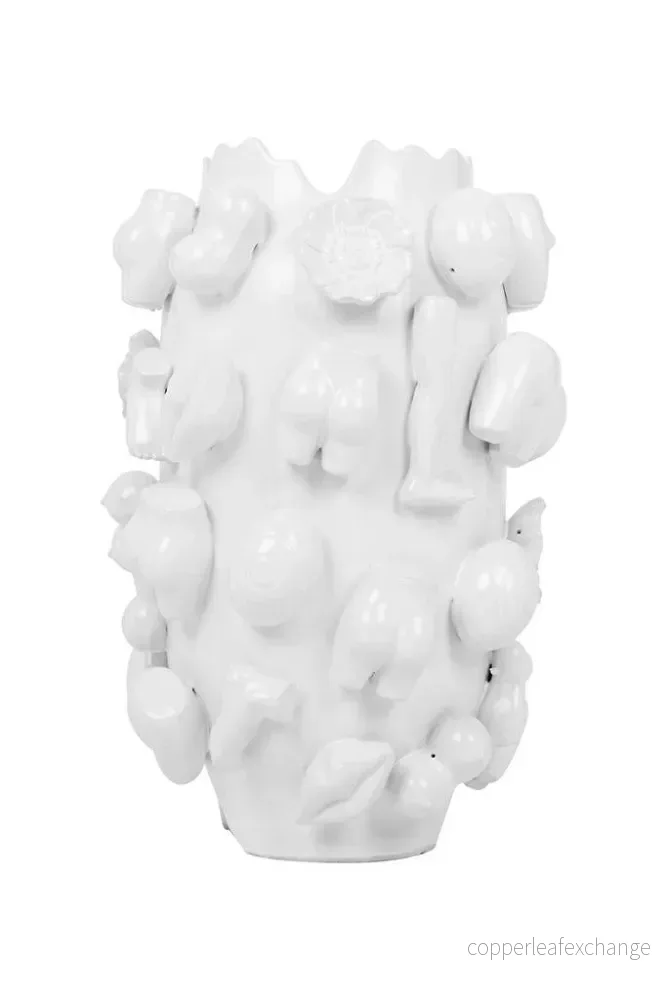 Vas KARE DESIGN - BODY PARTS, 37cm, vit