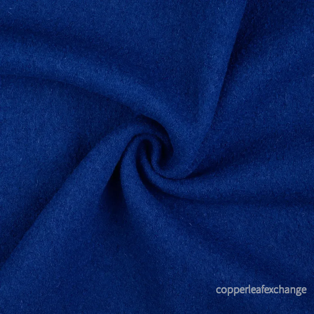 Boiled Wool – Walkloden – Royal Blue – 7029 Boiled Wool – Walkloden – Royal Blue – 7029