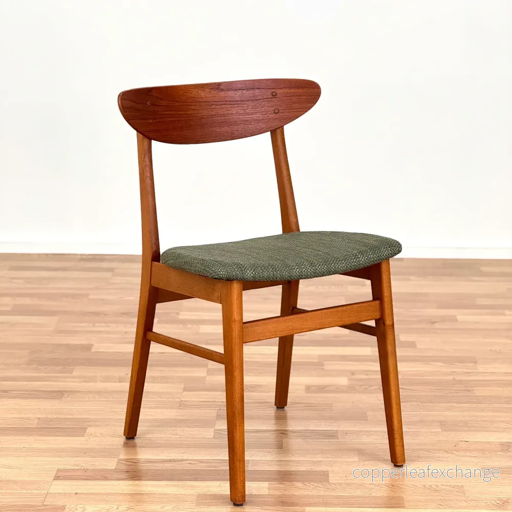 Set om 8 matstolar av Farstrup, 1950-60-tal, Danmark - Bild 3