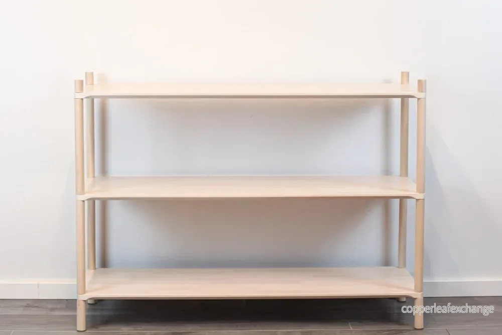 Montessori-inspirerad trähylla stor, 3 hyllor - Bild 3