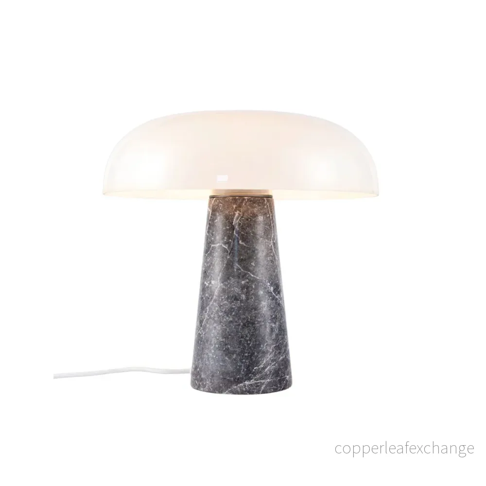 Bordslampa Glossy, Grå