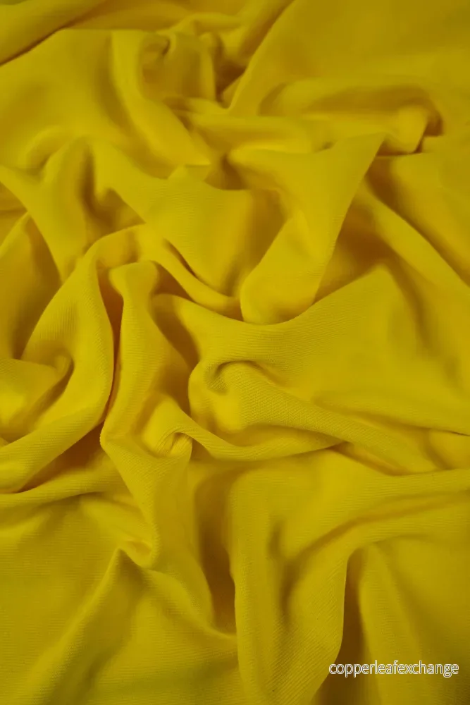 Deadstock – Jersey – Cotton – Rib knit – Yellow – DT8