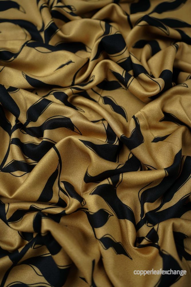 Viscose – Patterned – Twill – Soft – Camel – 001