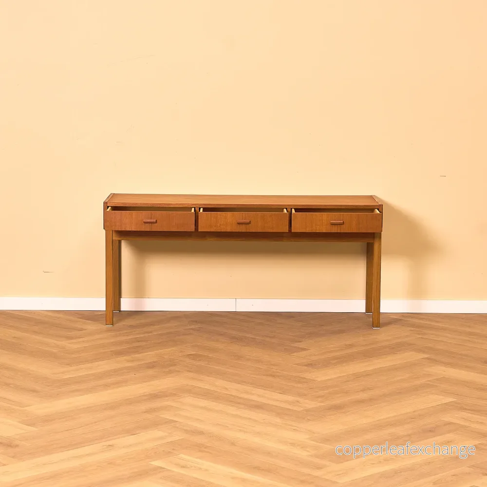 Svensk skänk / TV-bänk i teak och ek - Bild 2