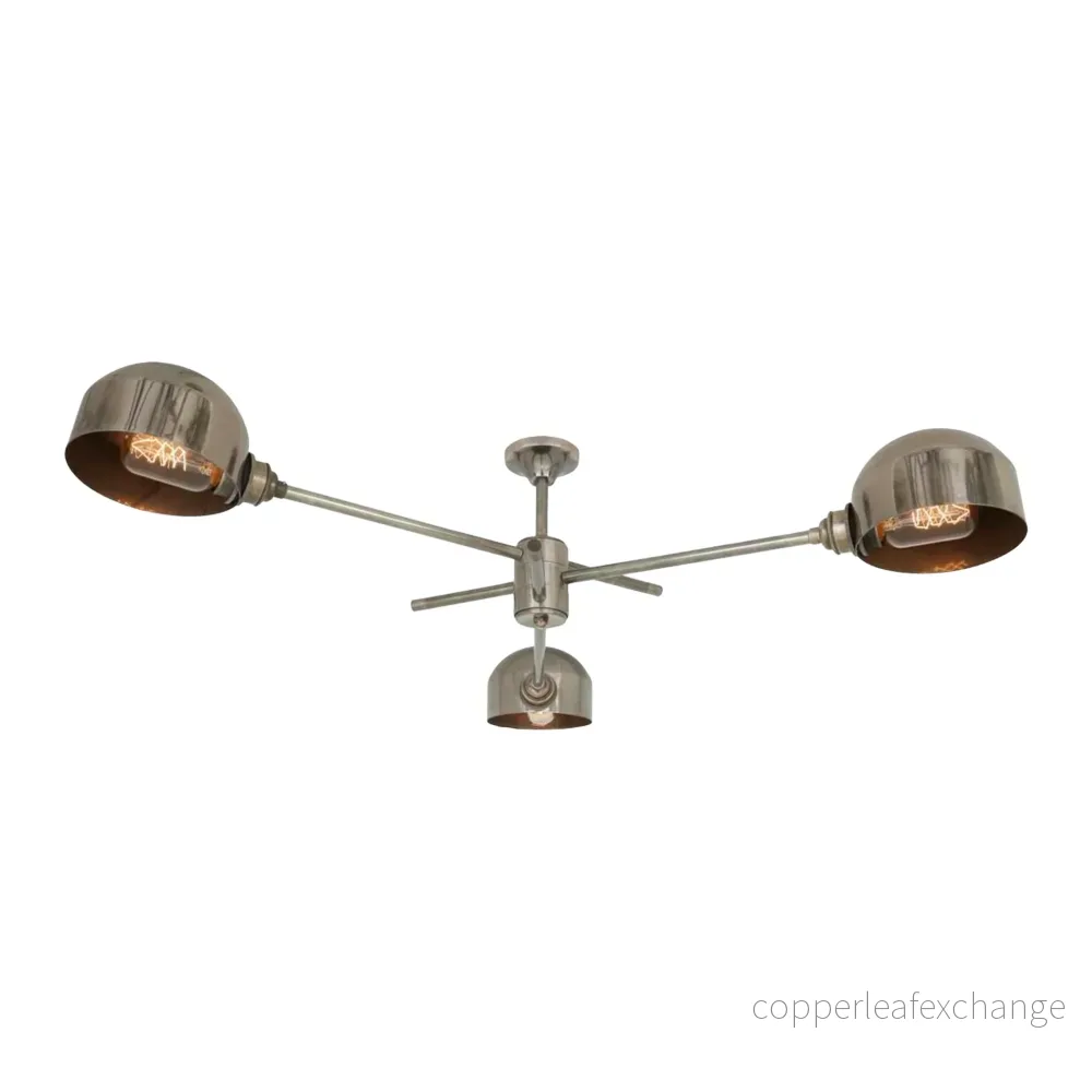 SAN JOSE - Vintage Flush Chandelier, Three-Arm - Bild 2