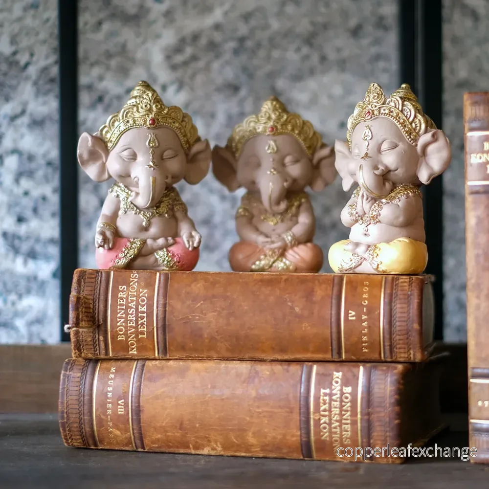 Mini-Ganesha (set om 3) - Bild 2