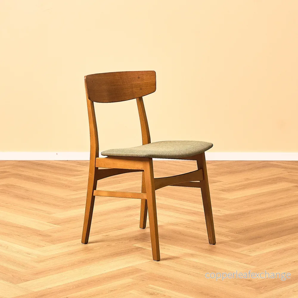 Danish dining chairs in teak and beech - Bild 2