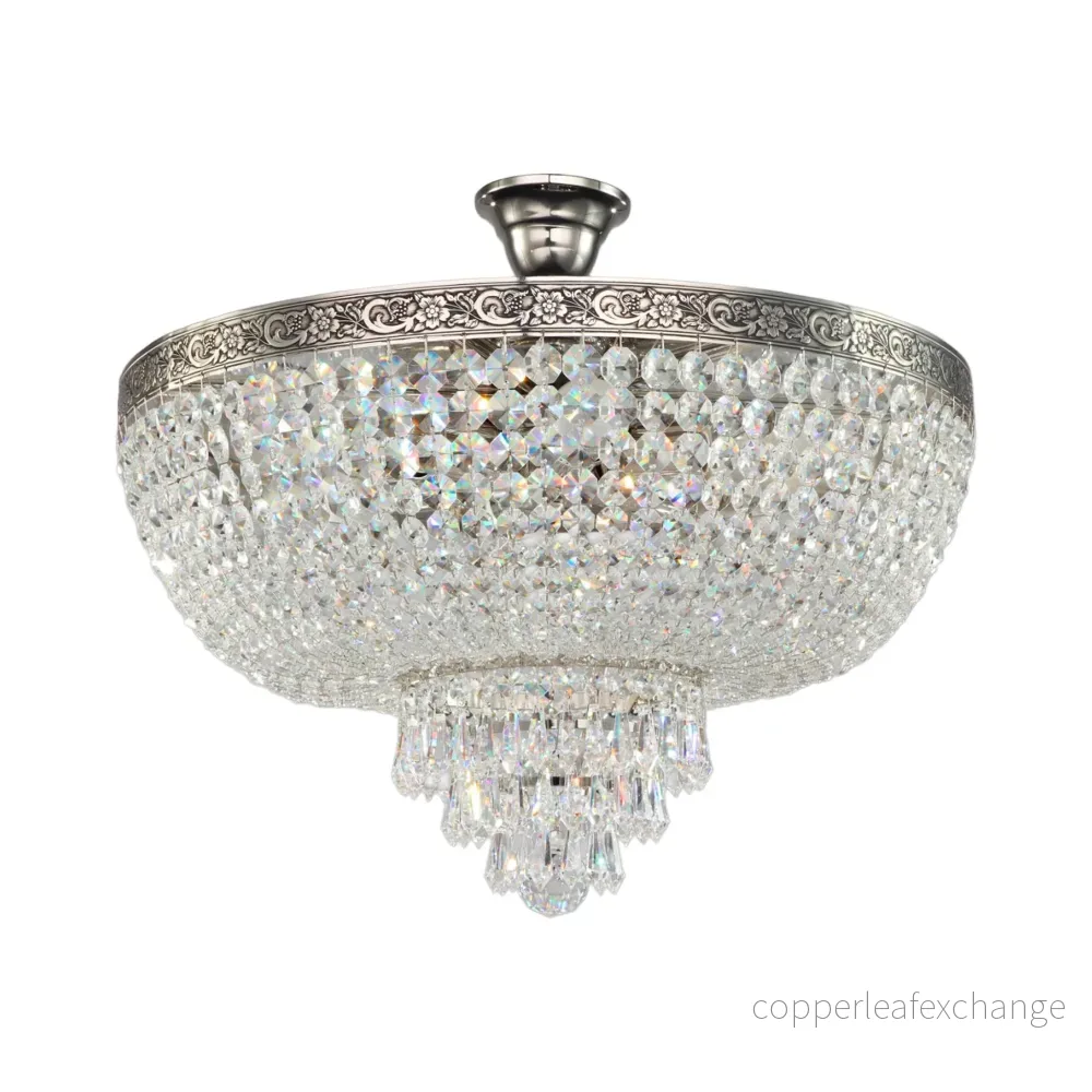 QUEEN PLAFOND - Nickel D50xH44