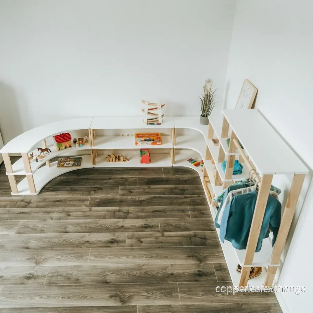Modulär Montessorihylla Rak - 4 Hyllor - Bild 3