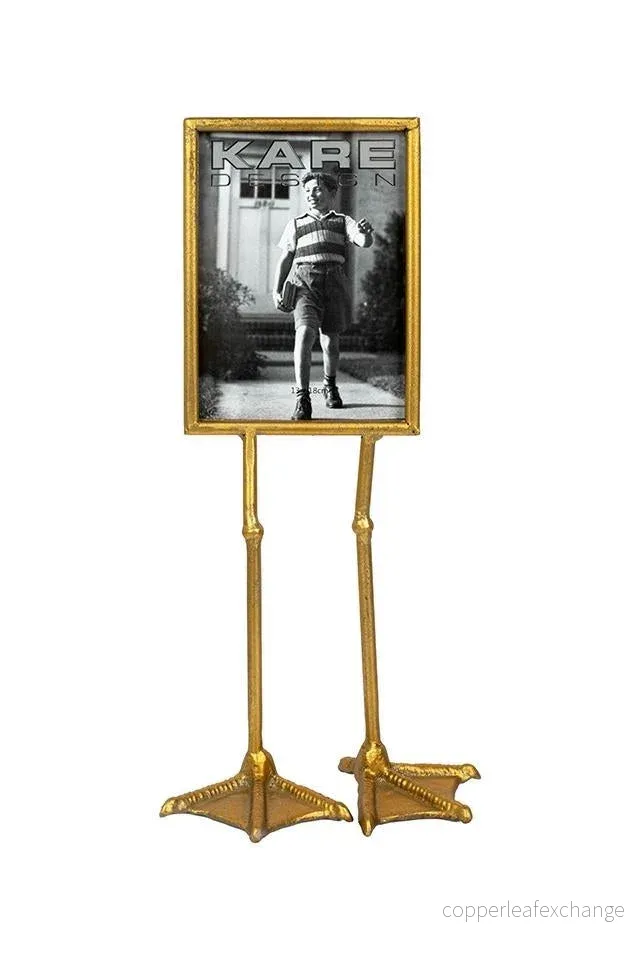 Fotoram KARE DESIGN – DUCK FEET VERTIKAL, 13×18 cm, guld