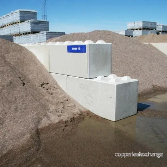 Flexiblock Hel Grå 1600x800x800x45 Grader