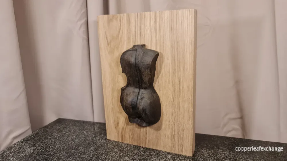 3 D relief Vacker väggdekoration av en kvinna och en cello - Bild 2