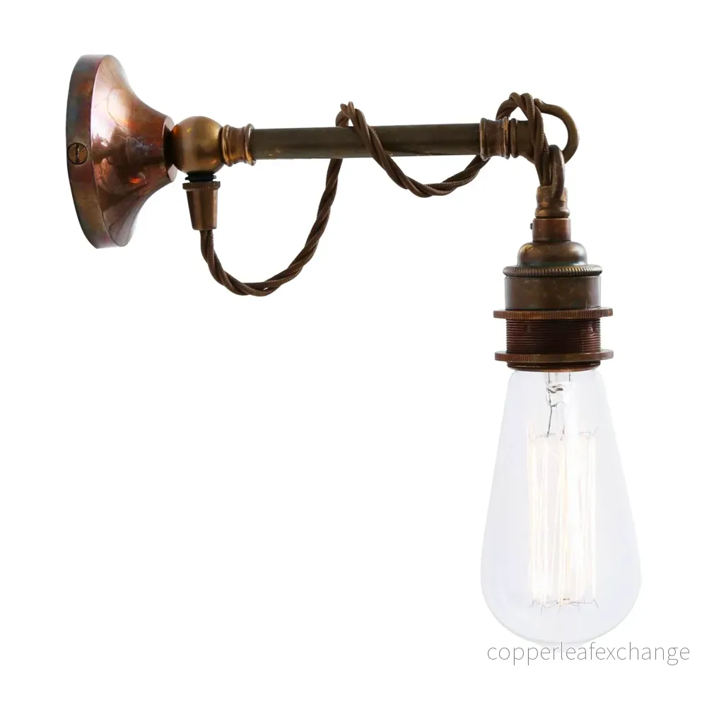 REHAU – Industrial Bare Bulb Wall Light on Hook