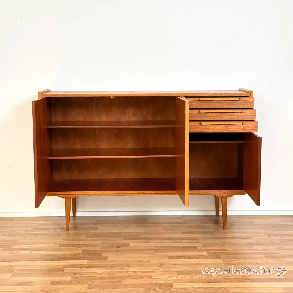 Svensk högskåp i teak och ek - Bild 2