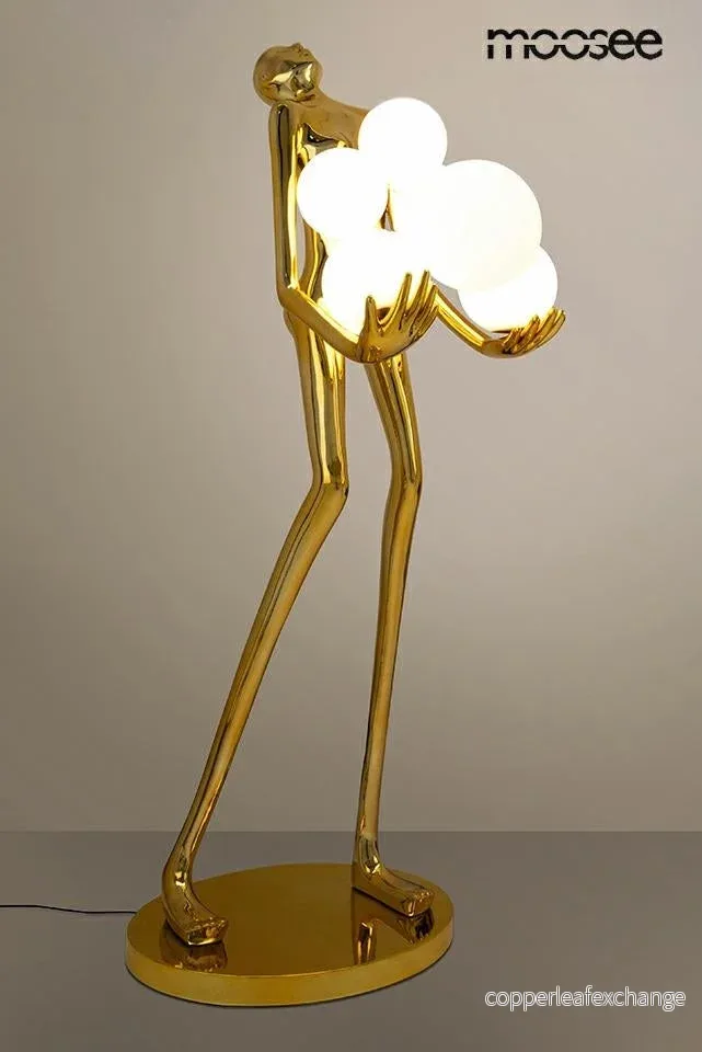 Golvlampa MOOSEE - HUMAN GOLD PREMIUM, guld - Bild 2