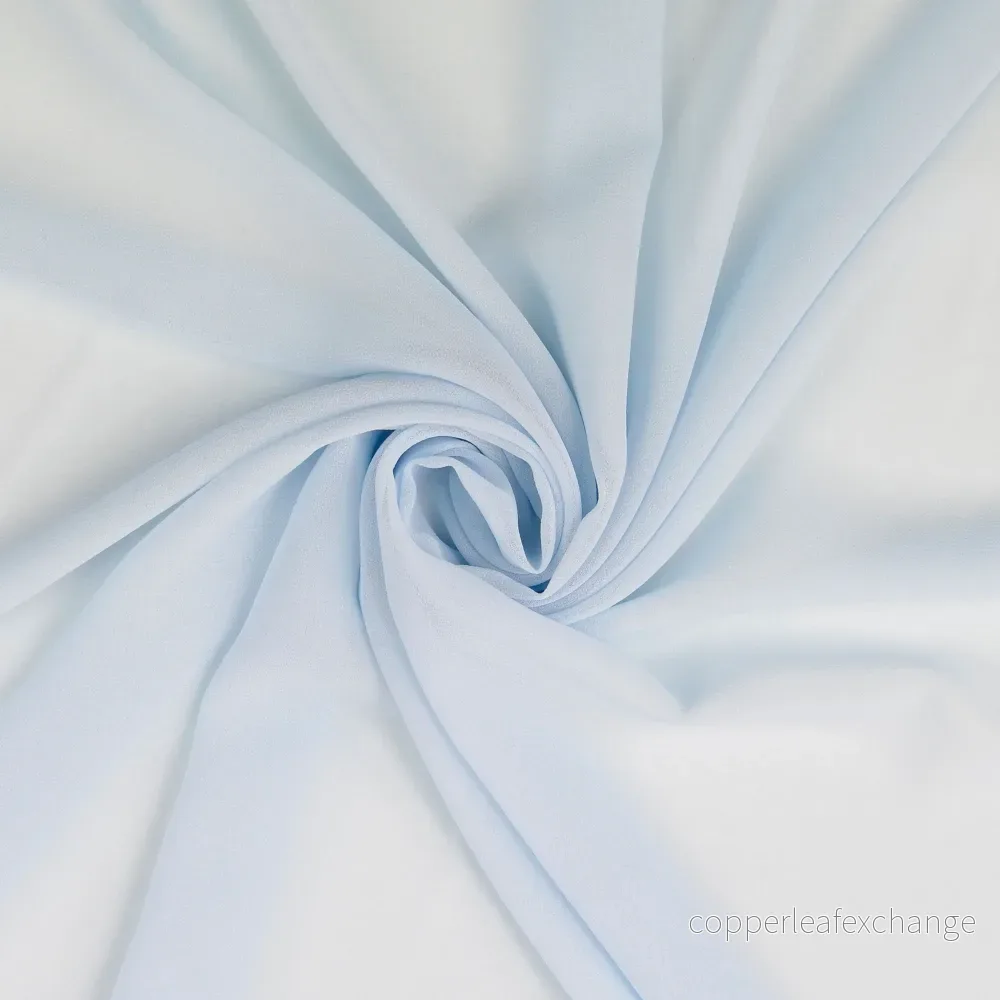Chiffon – Polyester – Matt – Sky blue – 3029 Chiffon – Polyester – Matt – Sky blue – 3029