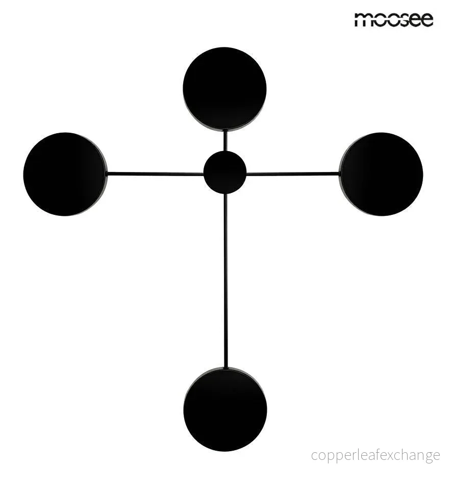 Vägglampa MOOSEE - SHADOW 4, svart