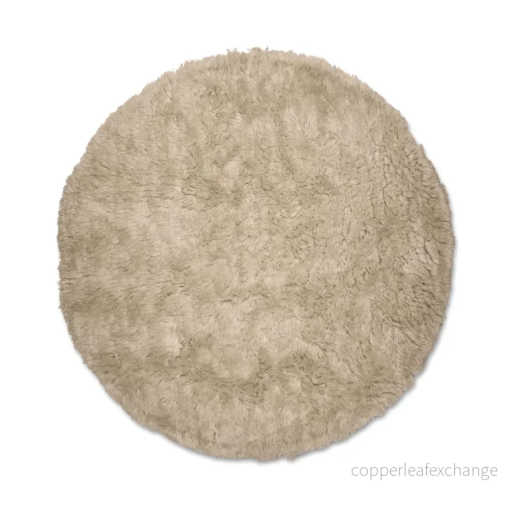 Matta Cloudy Rund från Classic Collection, Beige