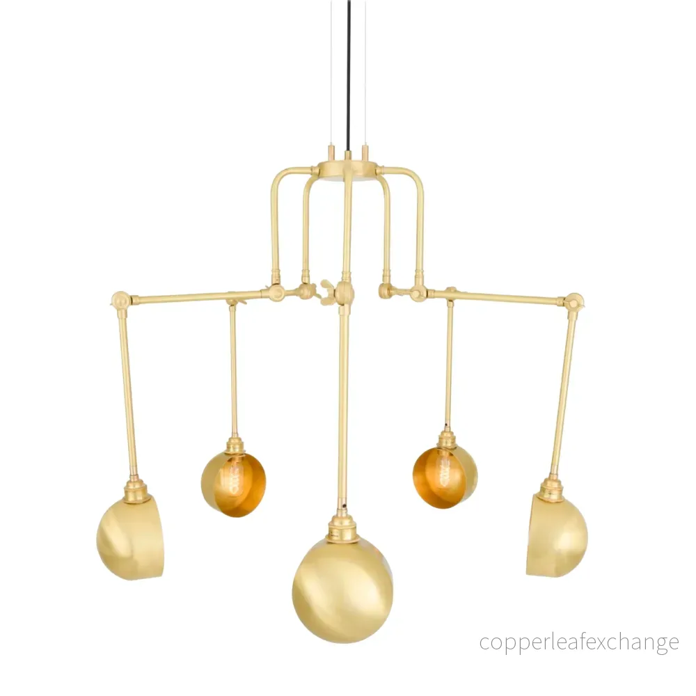 SAN JOSE - Industrial Chandelier, Five-Arm - Bild 2