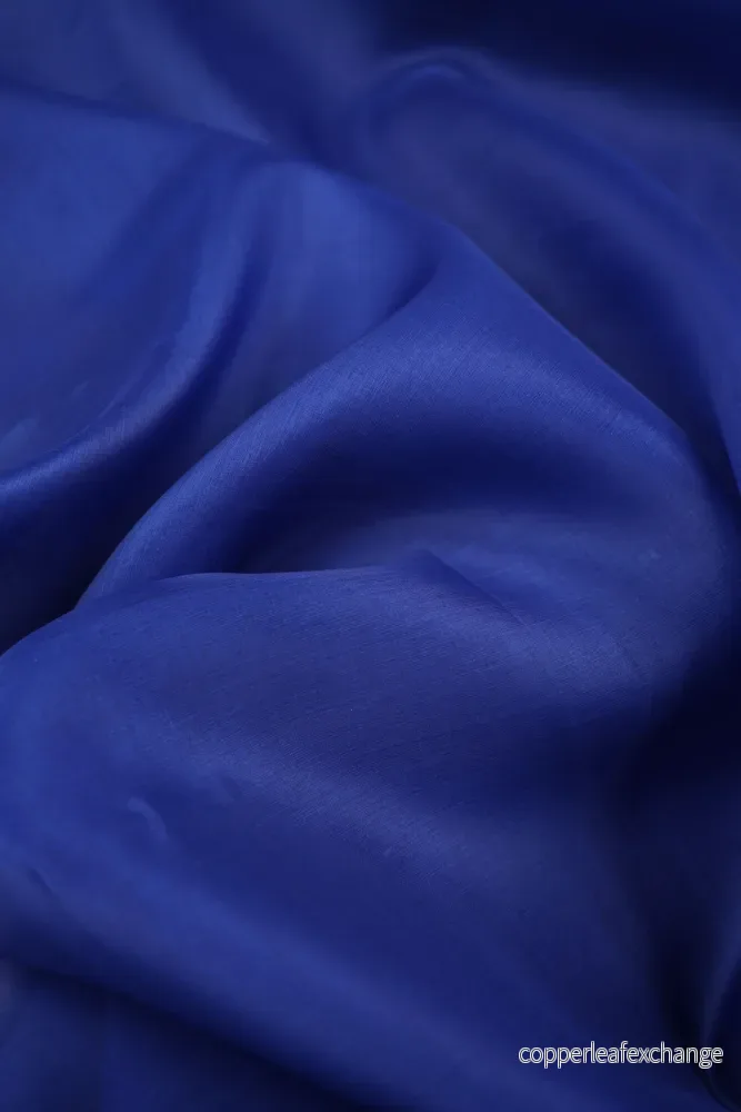 Silk – Organza – Fine thread – Royal blue – 5670 Silk – Organza – Fine thread – Royal blue – 5670